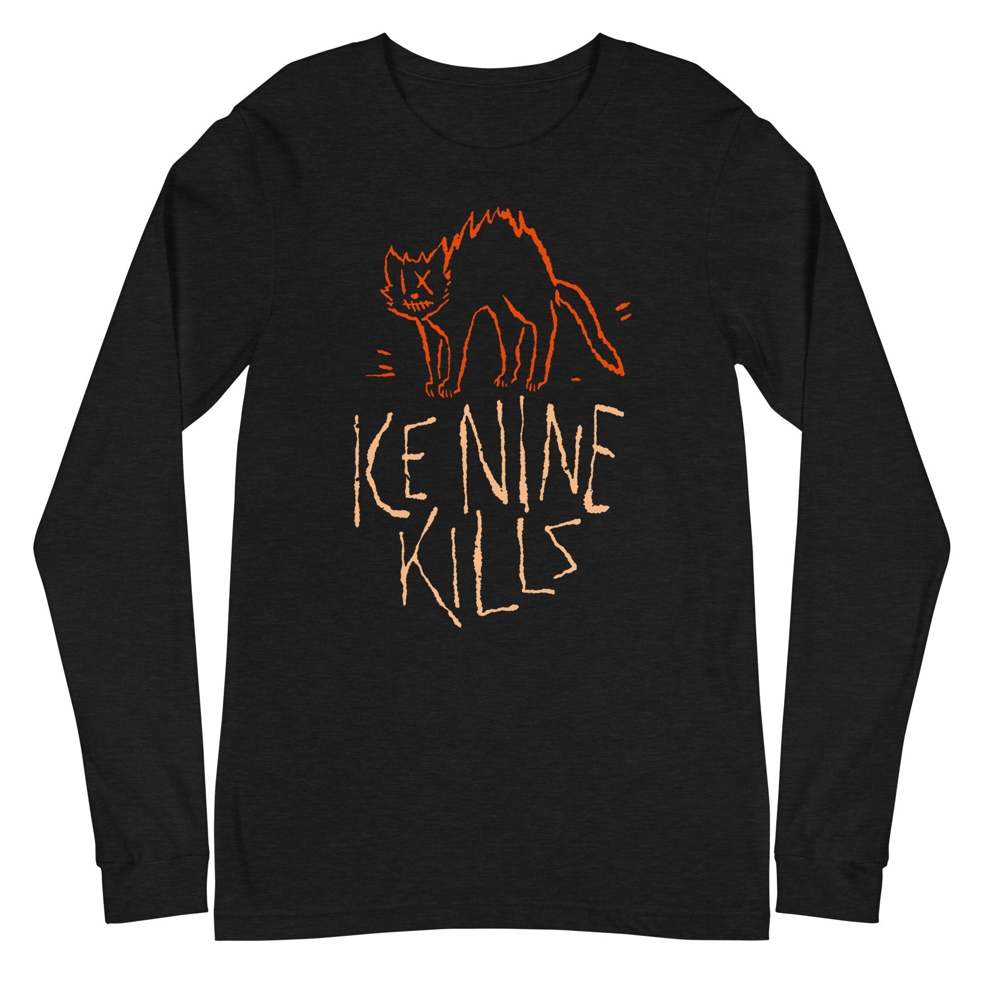 MerchMoment Ice Nine Kills - Scratchy Cat Long Sleeve T-Shirt Black
