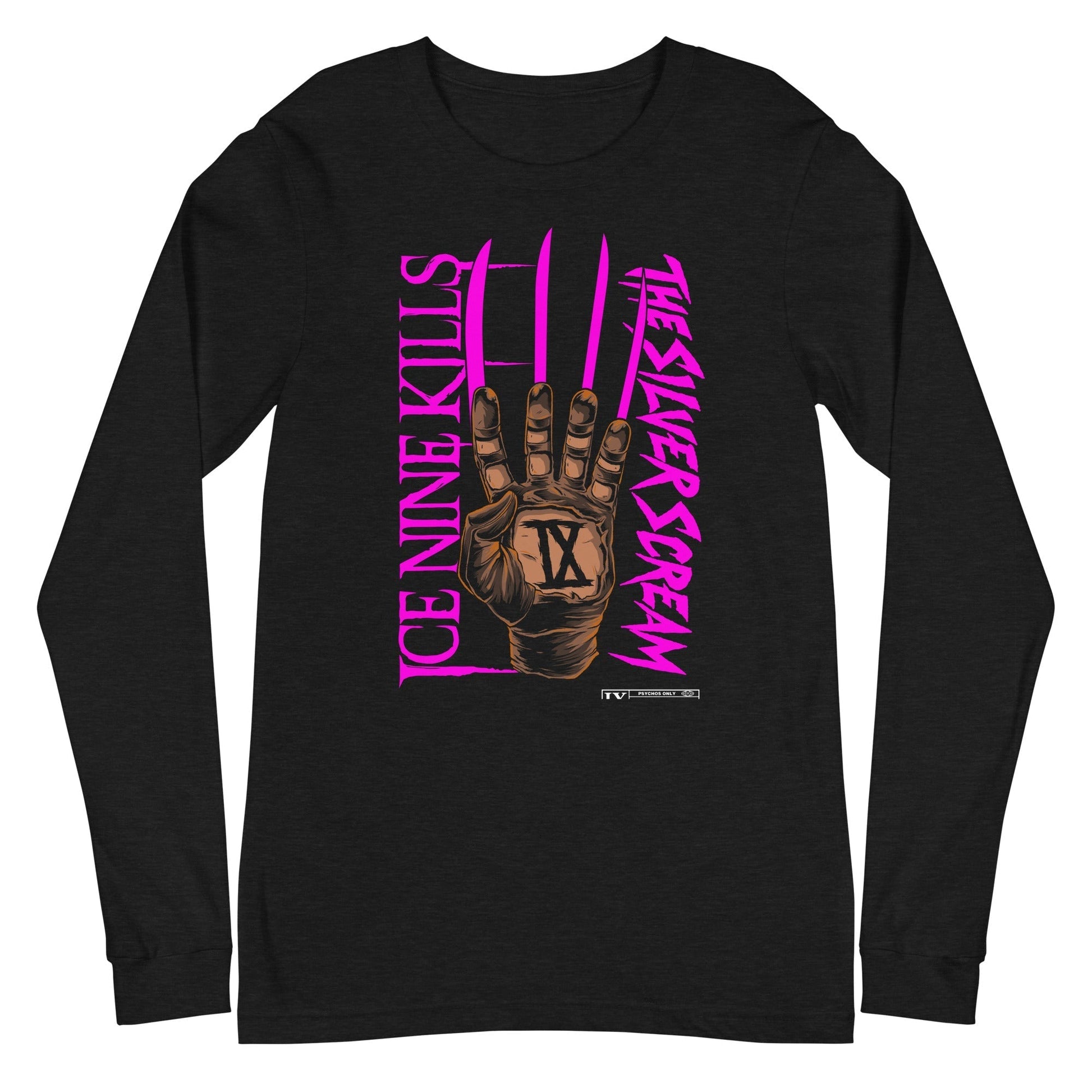 MerchMoment Ice Nine Kills - Silver Scream Long Sleeve T-Shirt Black