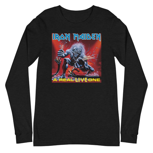 MerchMoment Iron Maiden - A Real Live One Long Sleeve T-Shirt Black