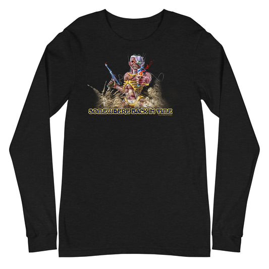 MerchMoment Iron Maiden - Back in Time Long Sleeve T-Shirt Black