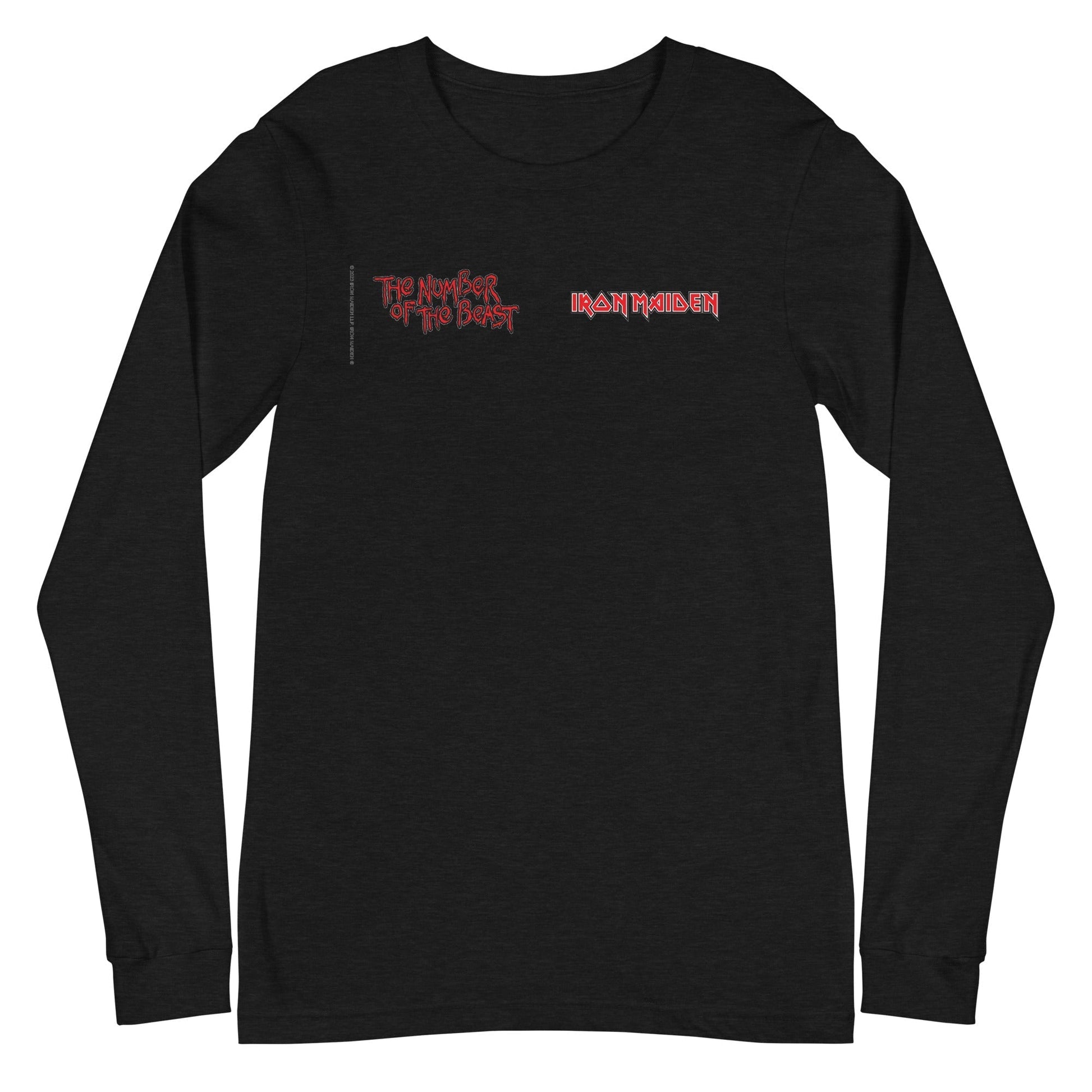 MerchMoment Iron Maiden - Beast Logo Long Sleeve T-Shirt Black