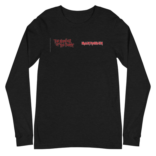 MerchMoment Iron Maiden - Beast Logo Long Sleeve T-Shirt Black