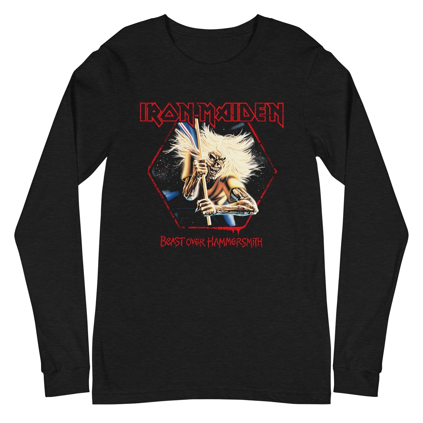 MerchMoment Iron Maiden - Beast Over Hammersmith Long Sleeve T-Shirt Black