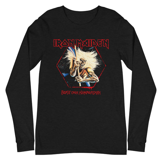 MerchMoment Iron Maiden - Beast Over Hammersmith Long Sleeve T-Shirt Black