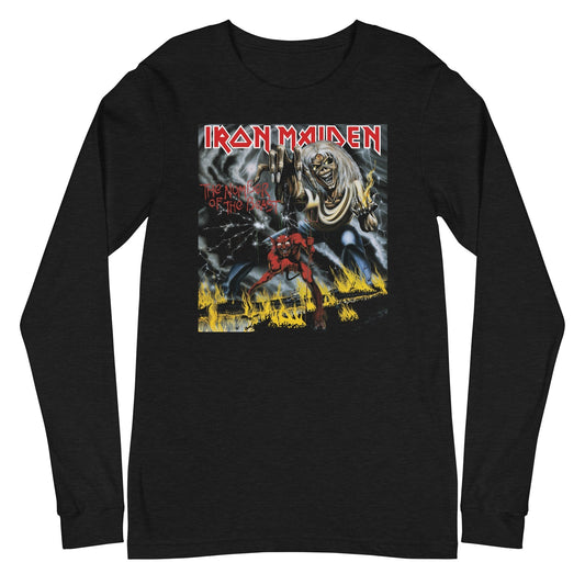 MerchMoment Iron Maiden - Darker Beast Long Sleeve T-Shirt Black