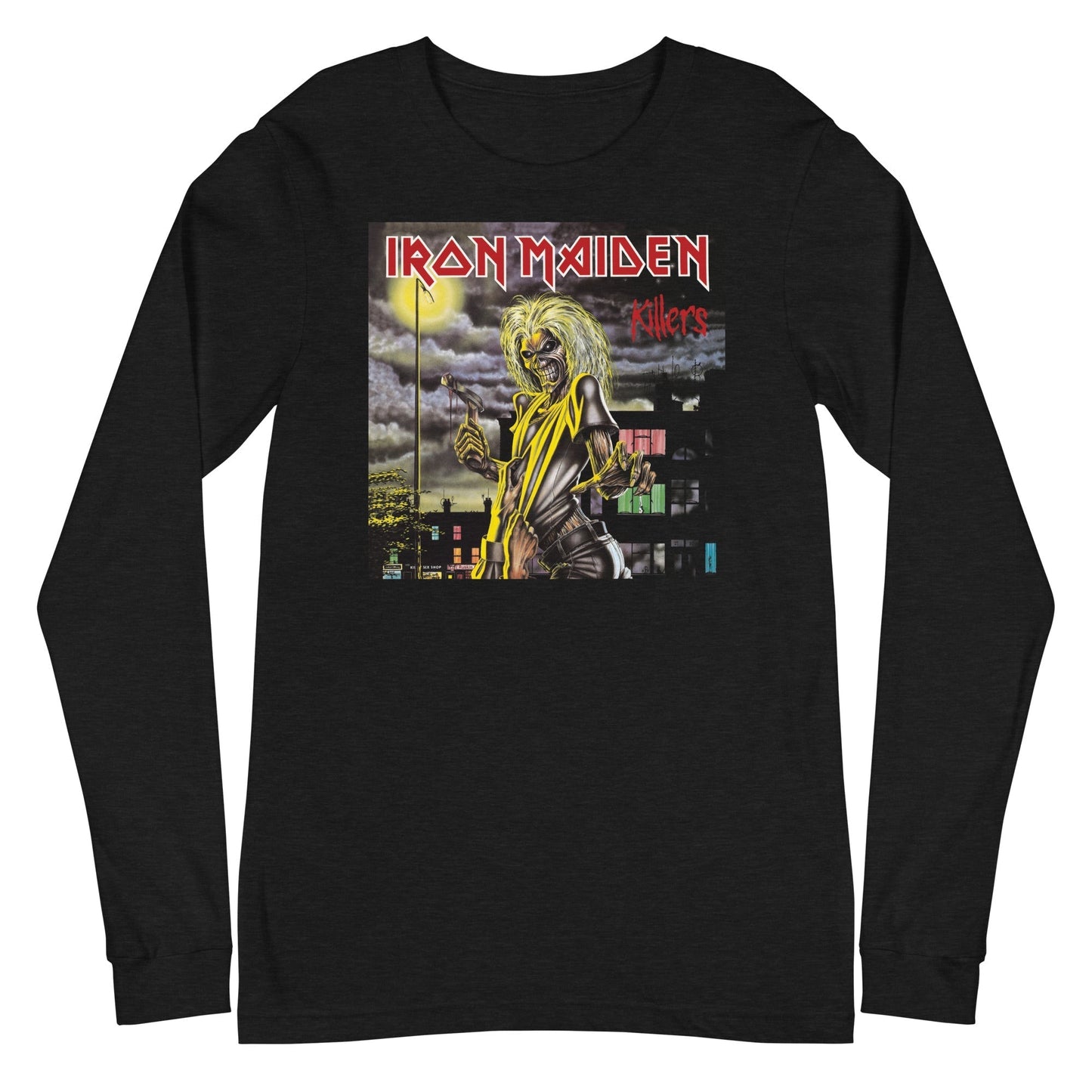 MerchMoment Iron Maiden - Darker Killers Long Sleeve T-Shirt Black