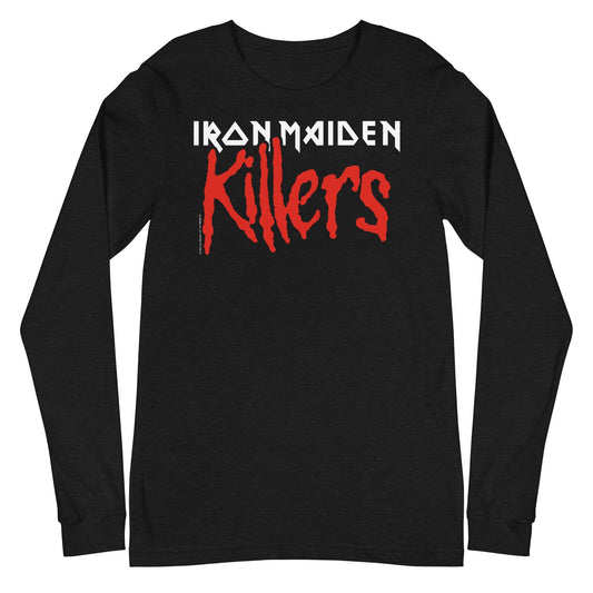 MerchMoment Iron Maiden - Killers Drip Long Sleeve T-Shirt Black