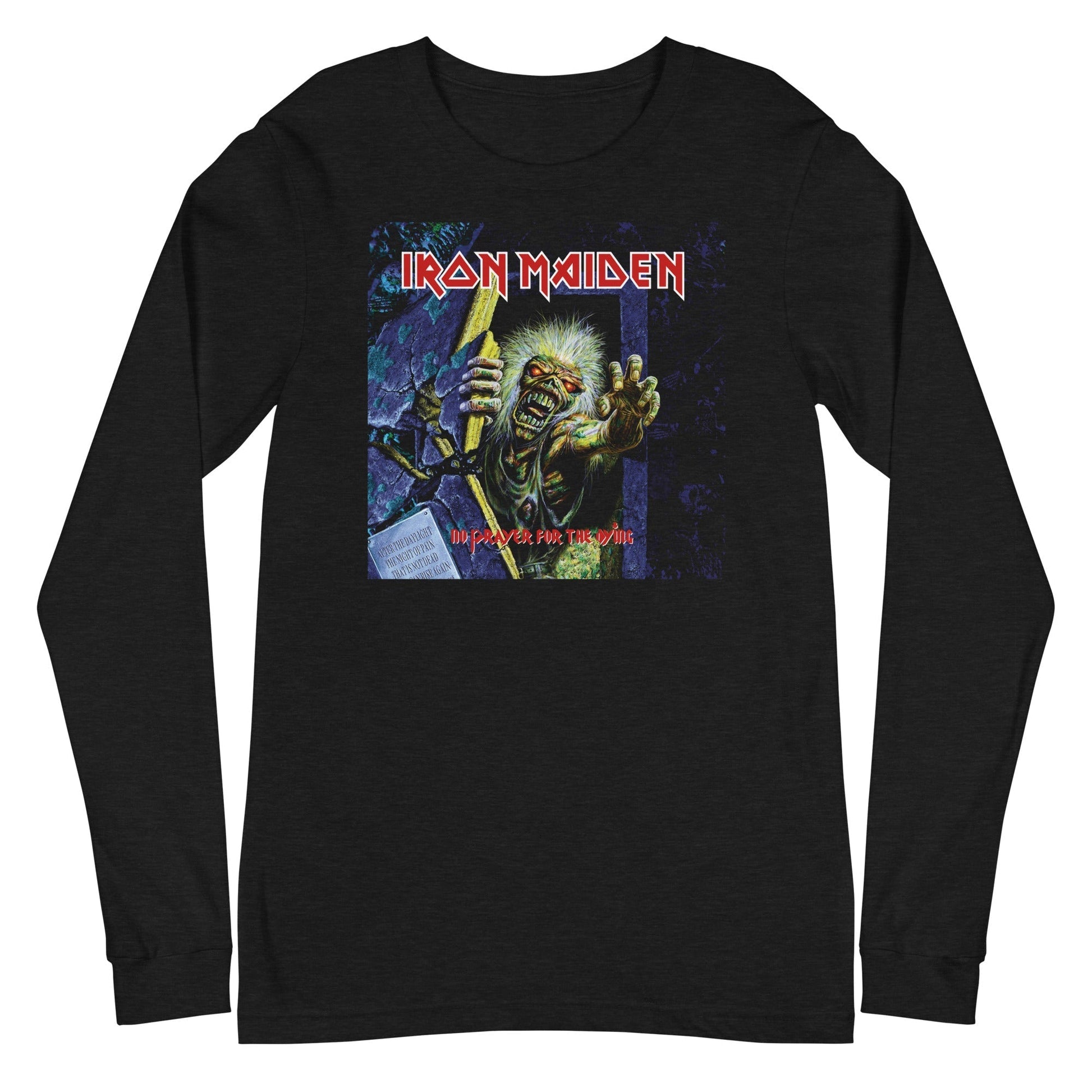MerchMoment Iron Maiden - No Prayer for the Dying Long Sleeve T-Shirt Black