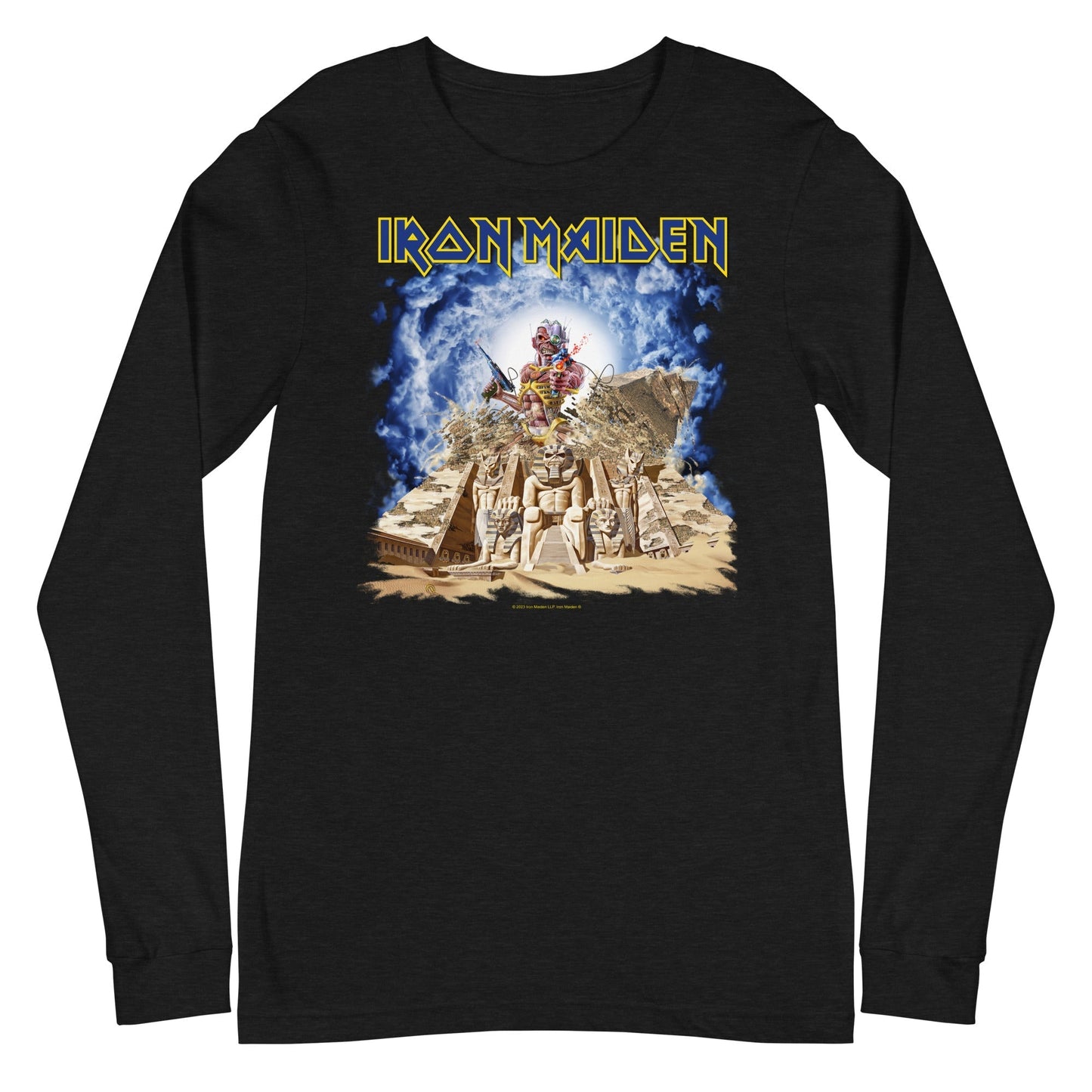 MerchMoment Iron Maiden - Pharoh Eddie Long Sleeve T-Shirt Black