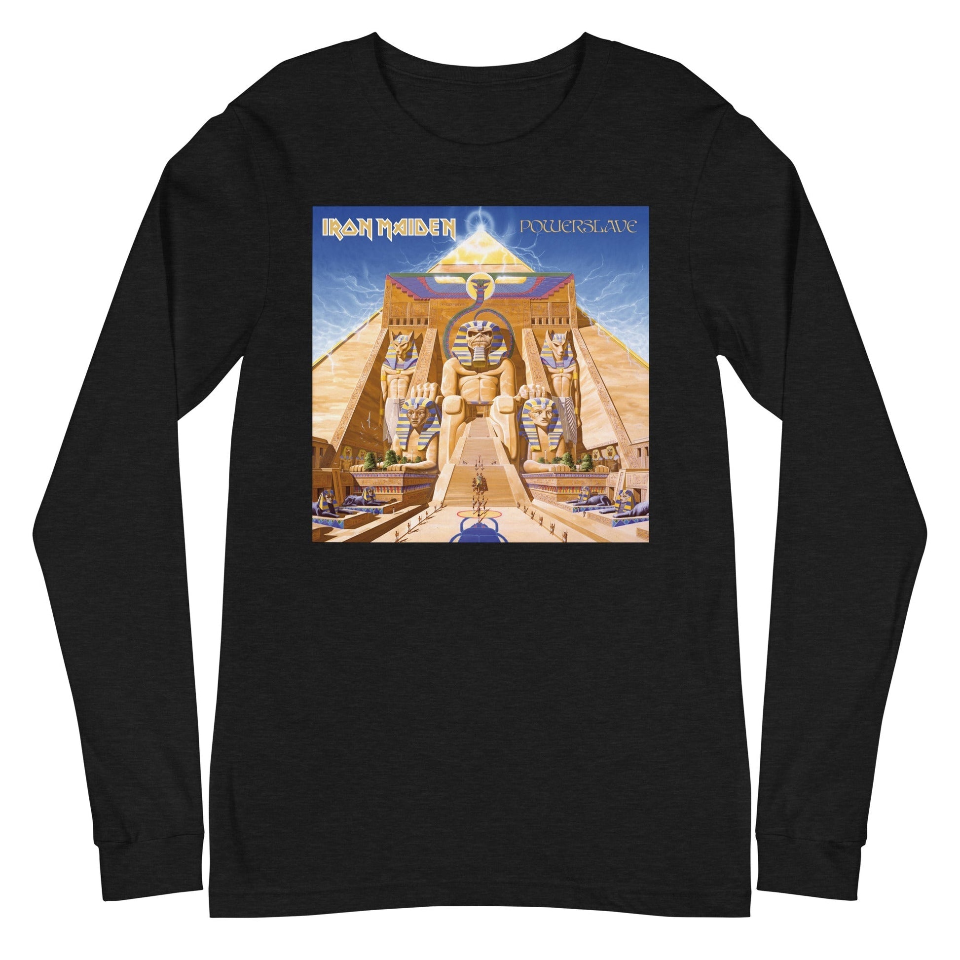 MerchMoment Iron Maiden - Powerslave Long Sleeve T-Shirt Black