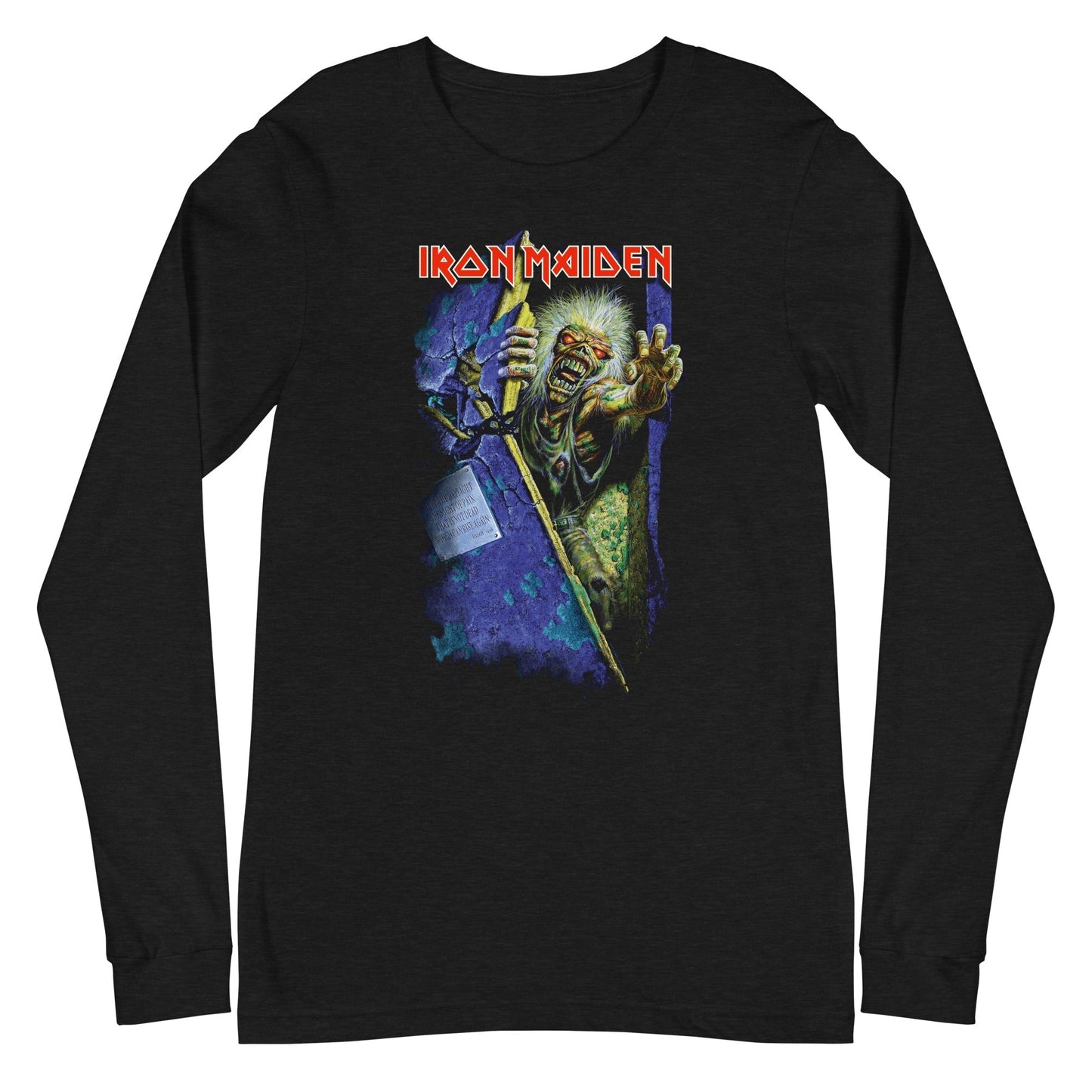MerchMoment Iron Maiden - Reaching Eddie Long Sleeve T-Shirt Black