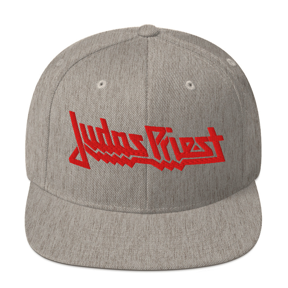 MerchMoment Judas Priest Electric Logo Gray Snapback Hat
