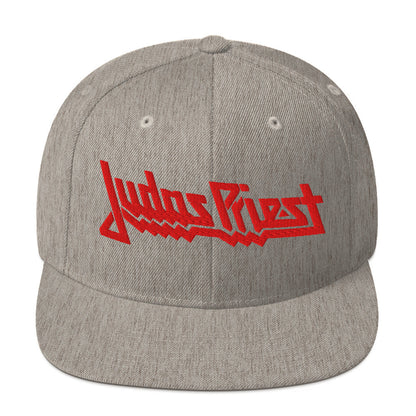 MerchMoment Judas Priest Electric Logo Gray Snapback Hat