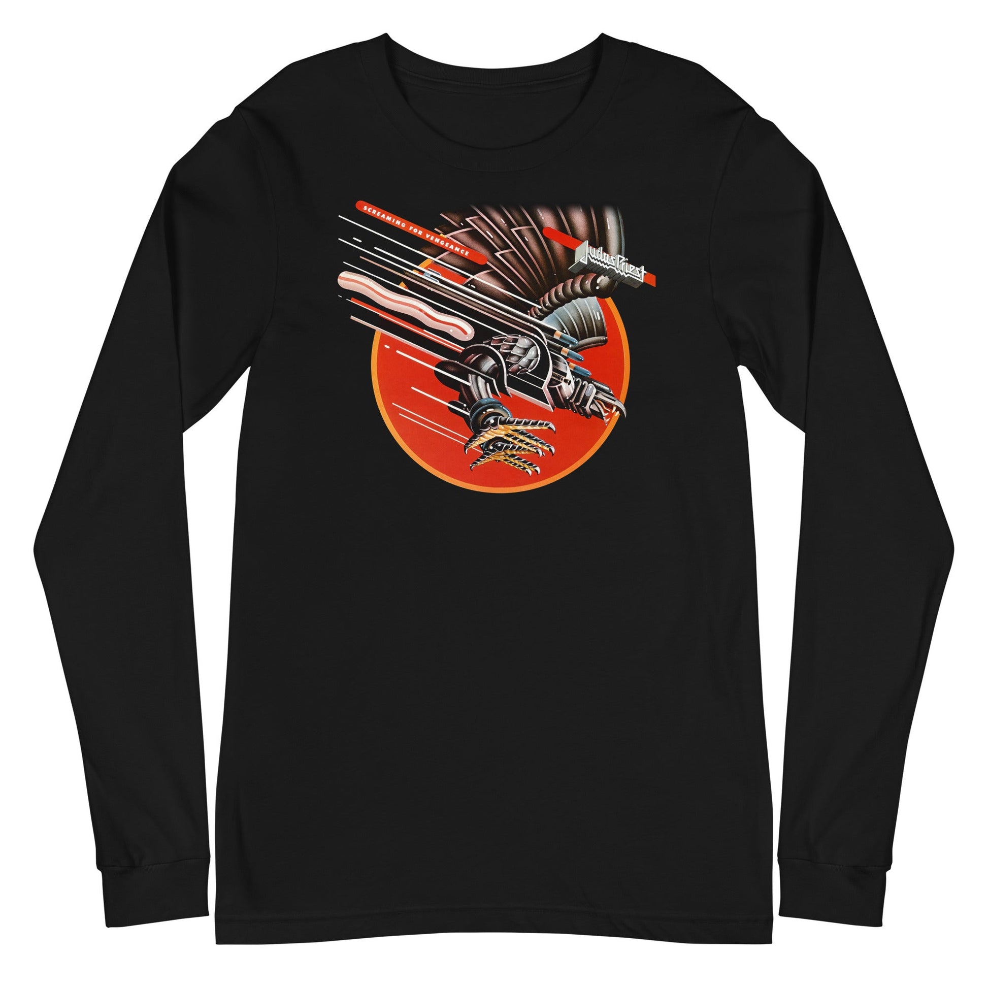 MerchMoment Judas Priest - Holographic Long Sleeve T-Shirt Black