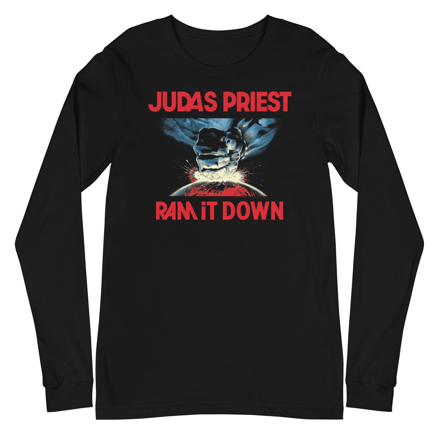 MerchMoment Judas Priest - Ram Bigger Long Sleeve T-Shirt Black