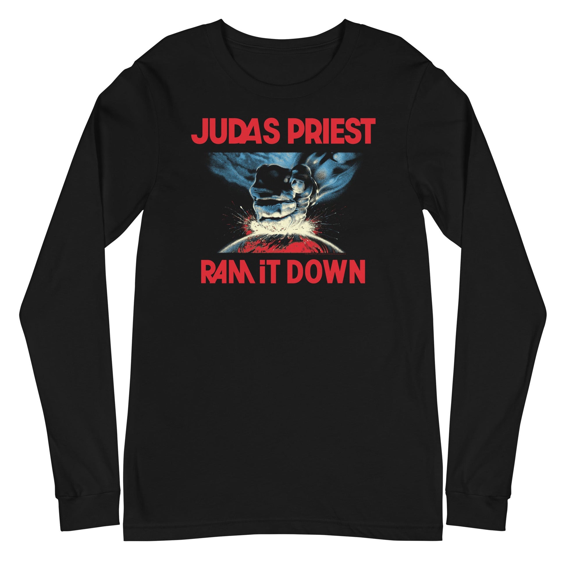 MerchMoment Judas Priest - Ram Bigger Long Sleeve T-Shirt Black
