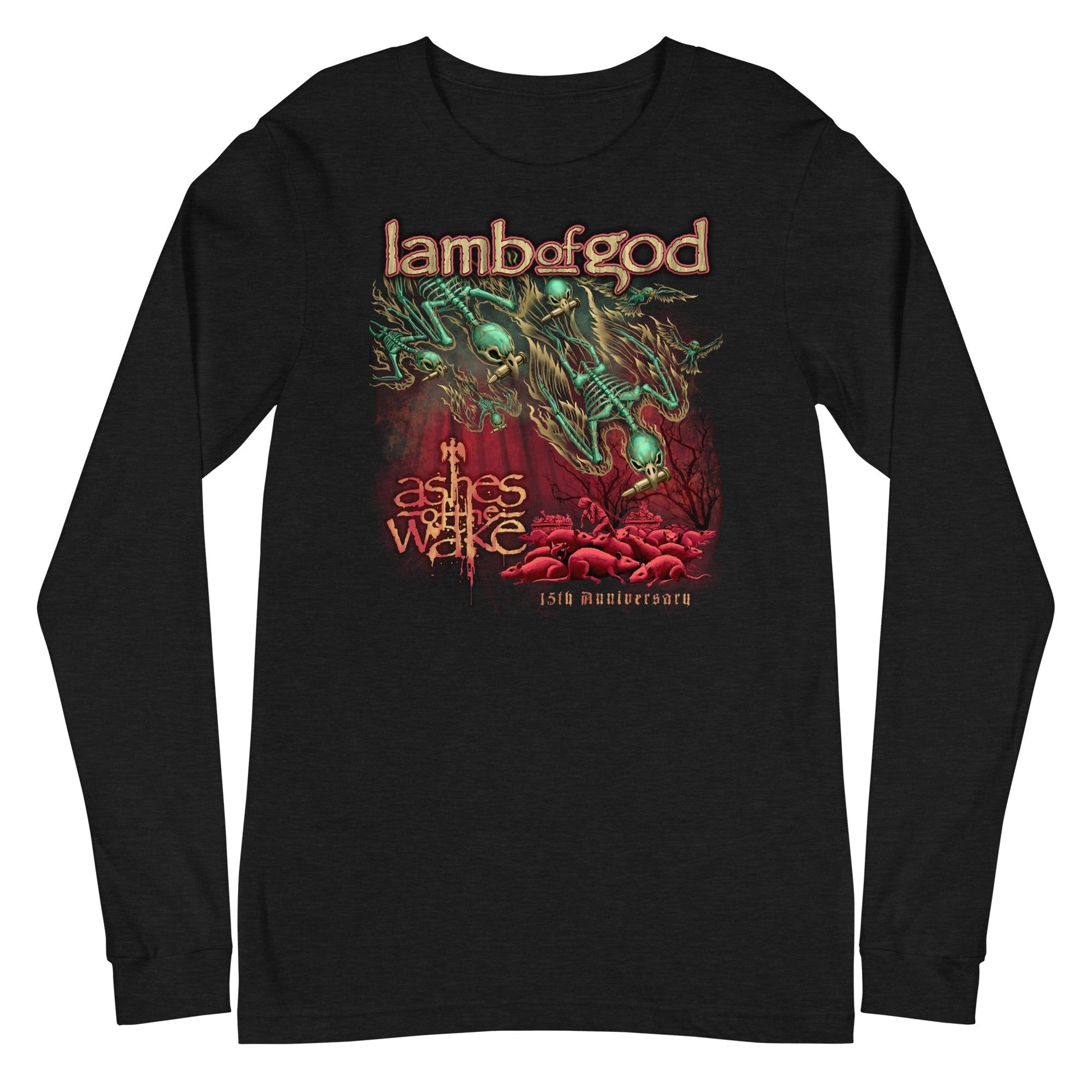 MerchMoment Lamb of God - Ashes Anniversary Long Sleeve T-Shirt Black