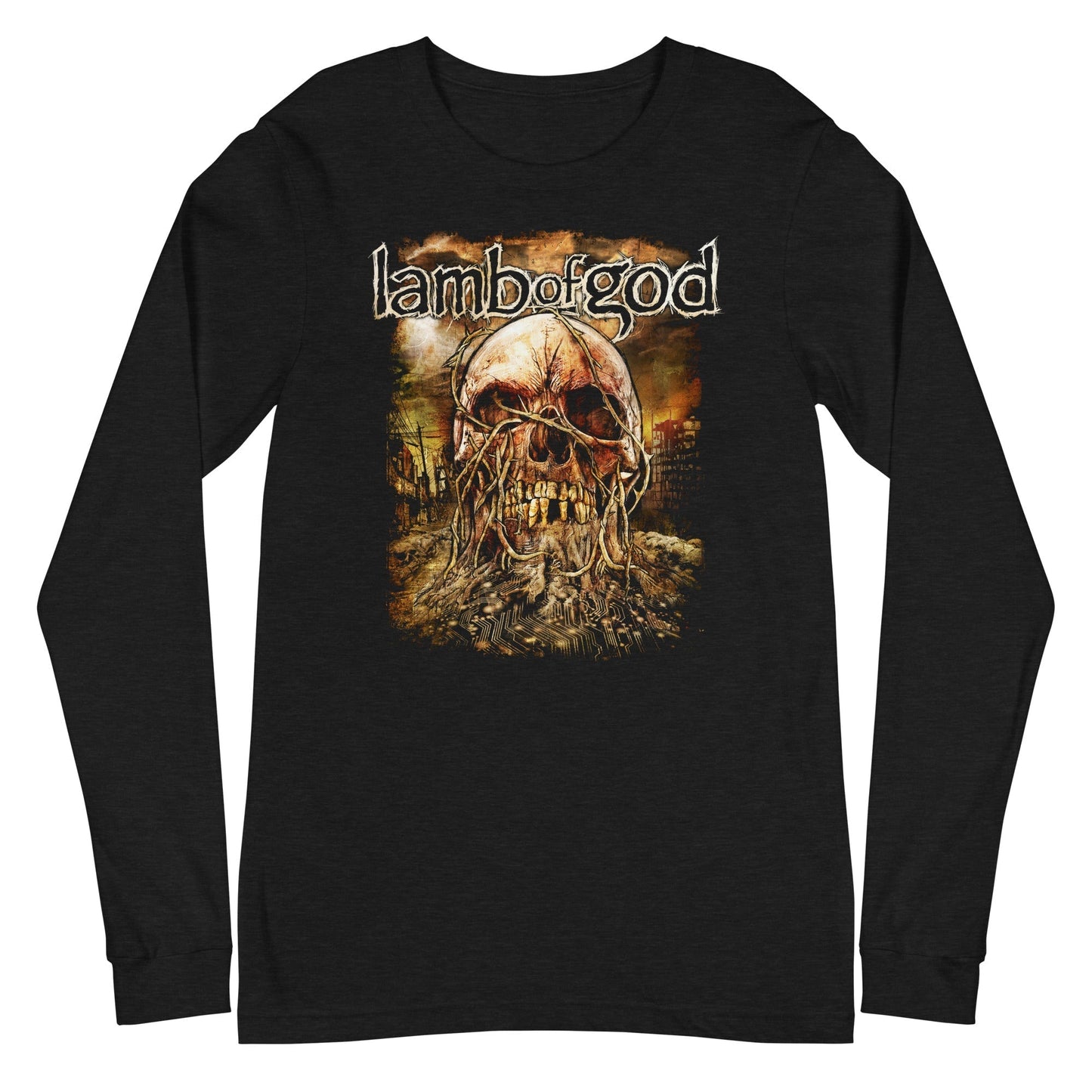 MerchMoment Lamb of God - Circle of Death Long Sleeve T-Shirt Black