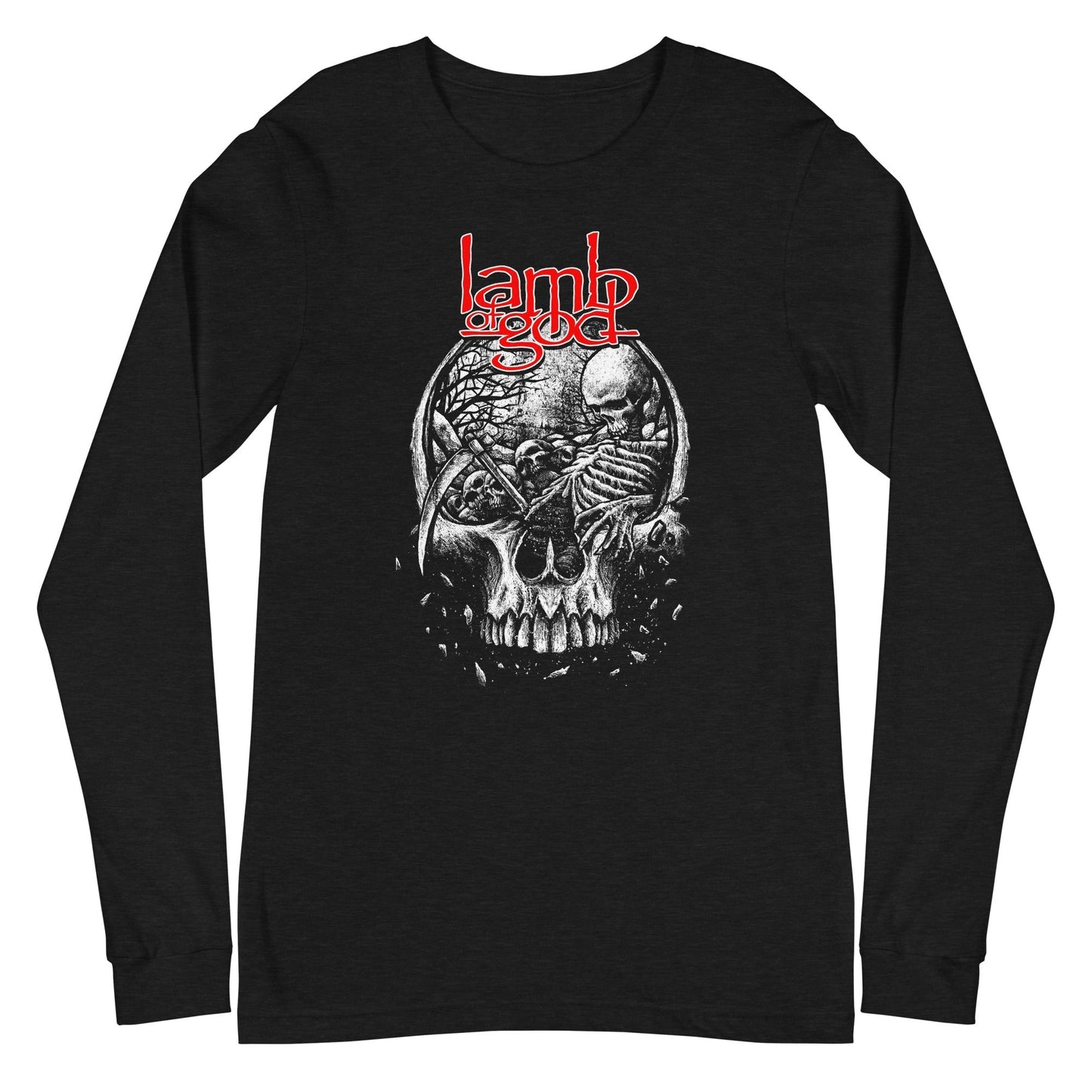 MerchMoment Lamb of God - Head Full of Ideas Long Sleeve T-Shirt Black