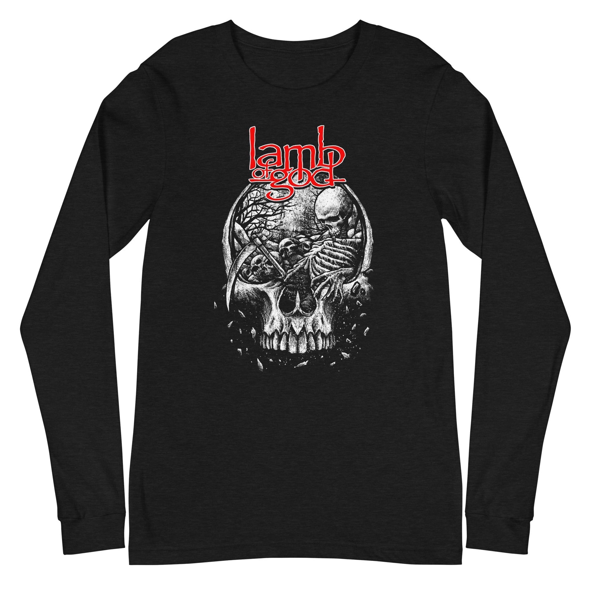 MerchMoment Lamb of God - Head Full of Ideas Long Sleeve T-Shirt Black