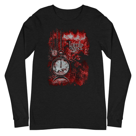MerchMoment Lamb of God - Ticking Clock Long Sleeve T-Shirt Black