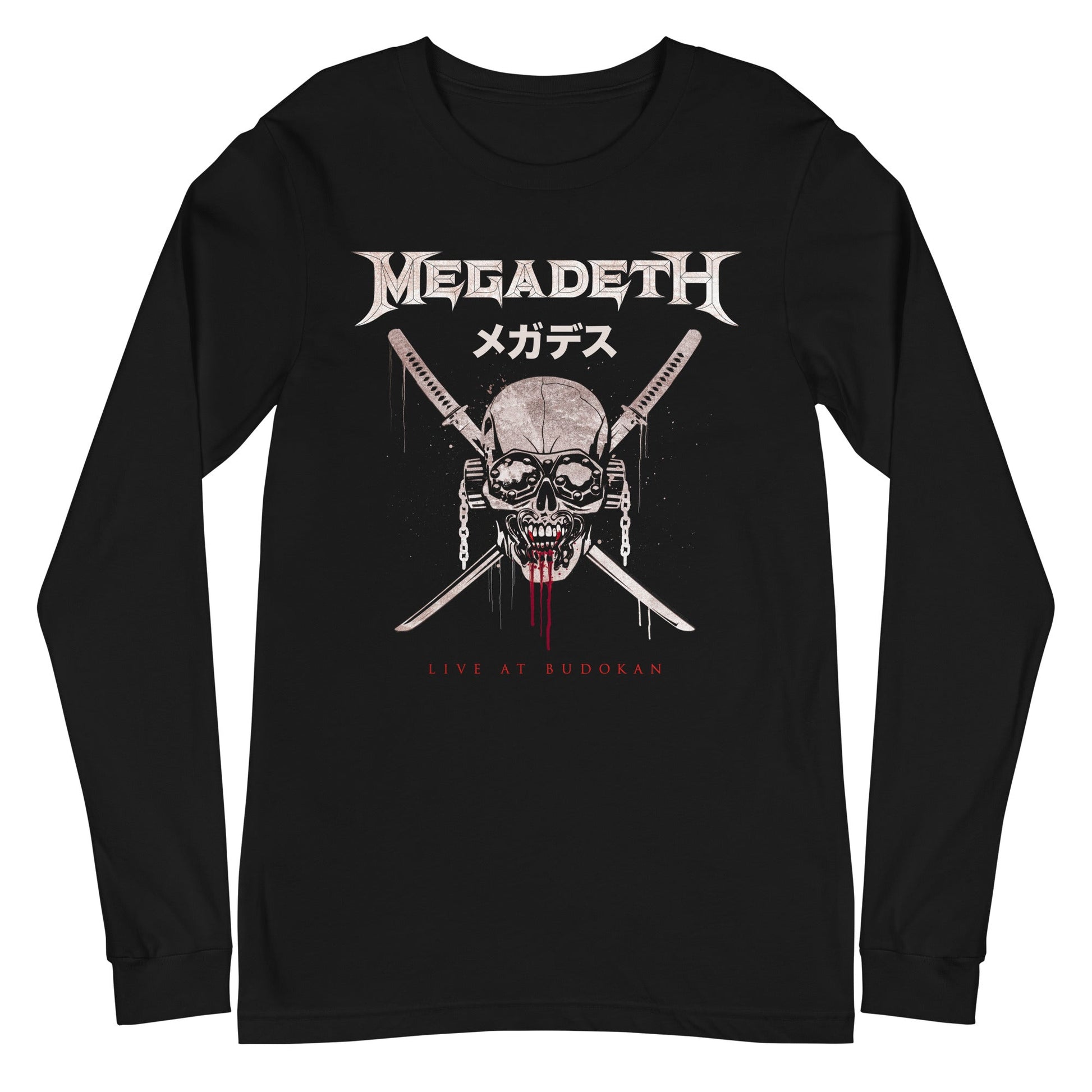 MerchMoment Megadeth - Bukokan Long Sleeve T-Shirt Black