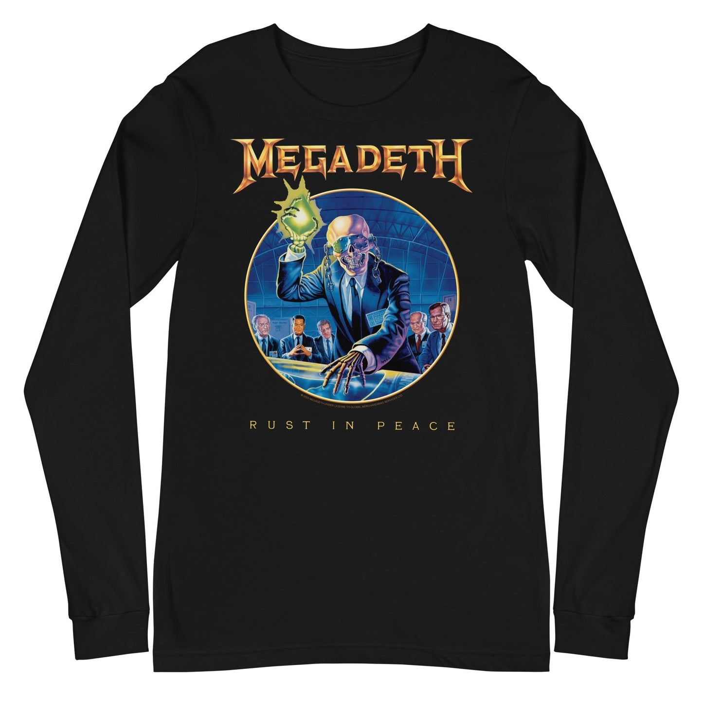 MerchMoment Megadeth - Circle of Rust Long Sleeve T-Shirt Black