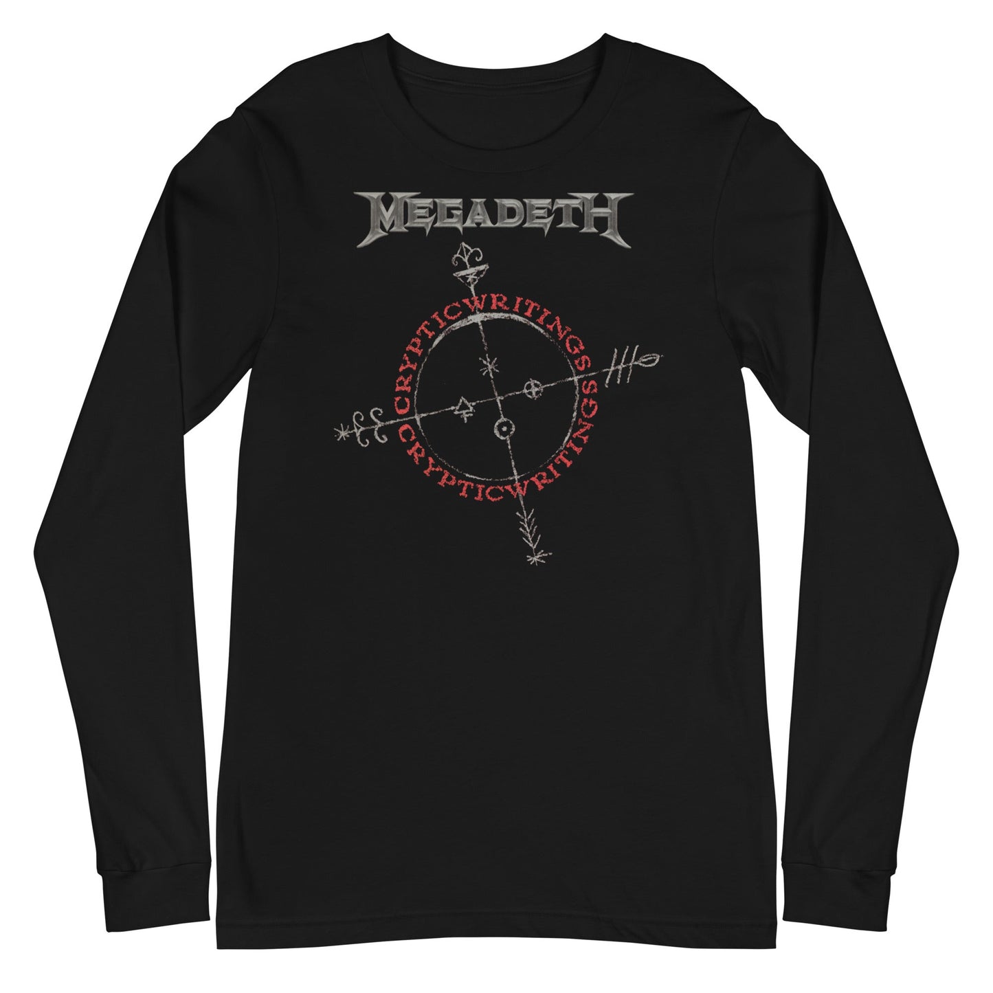 MerchMoment Megadeth - Cryptic Writings Long Sleeve T-Shirt Black