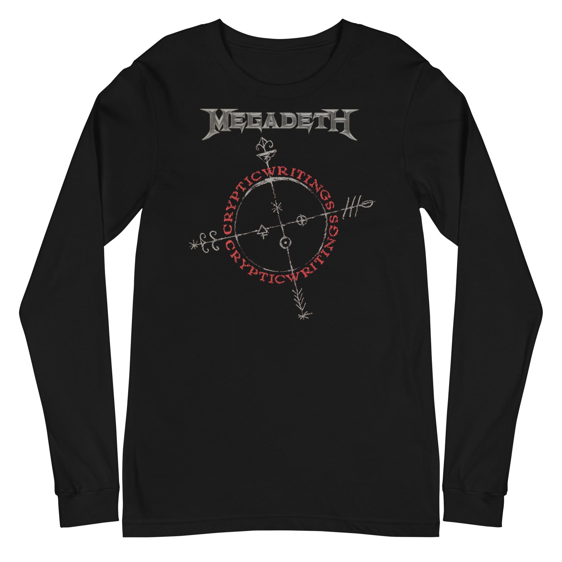 MerchMoment Megadeth - Cryptic Writings Long Sleeve T-Shirt Black