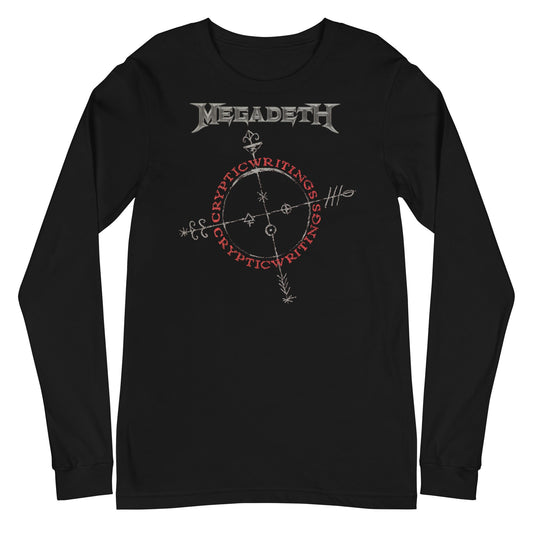 MerchMoment Megadeth - Cryptic Writings Long Sleeve T-Shirt Black