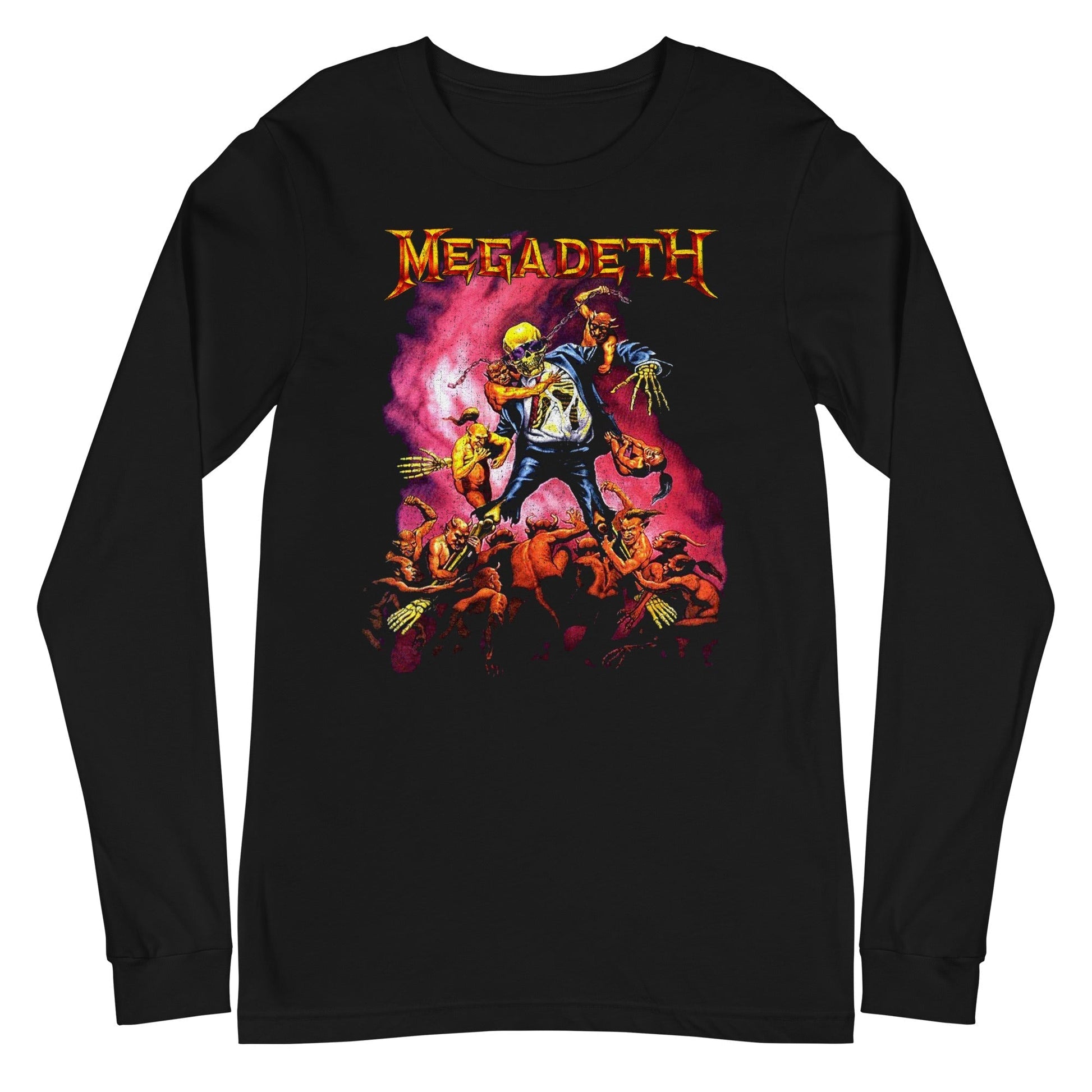 MerchMoment Megadeth - From the Grave Long Sleeve T-Shirt Black