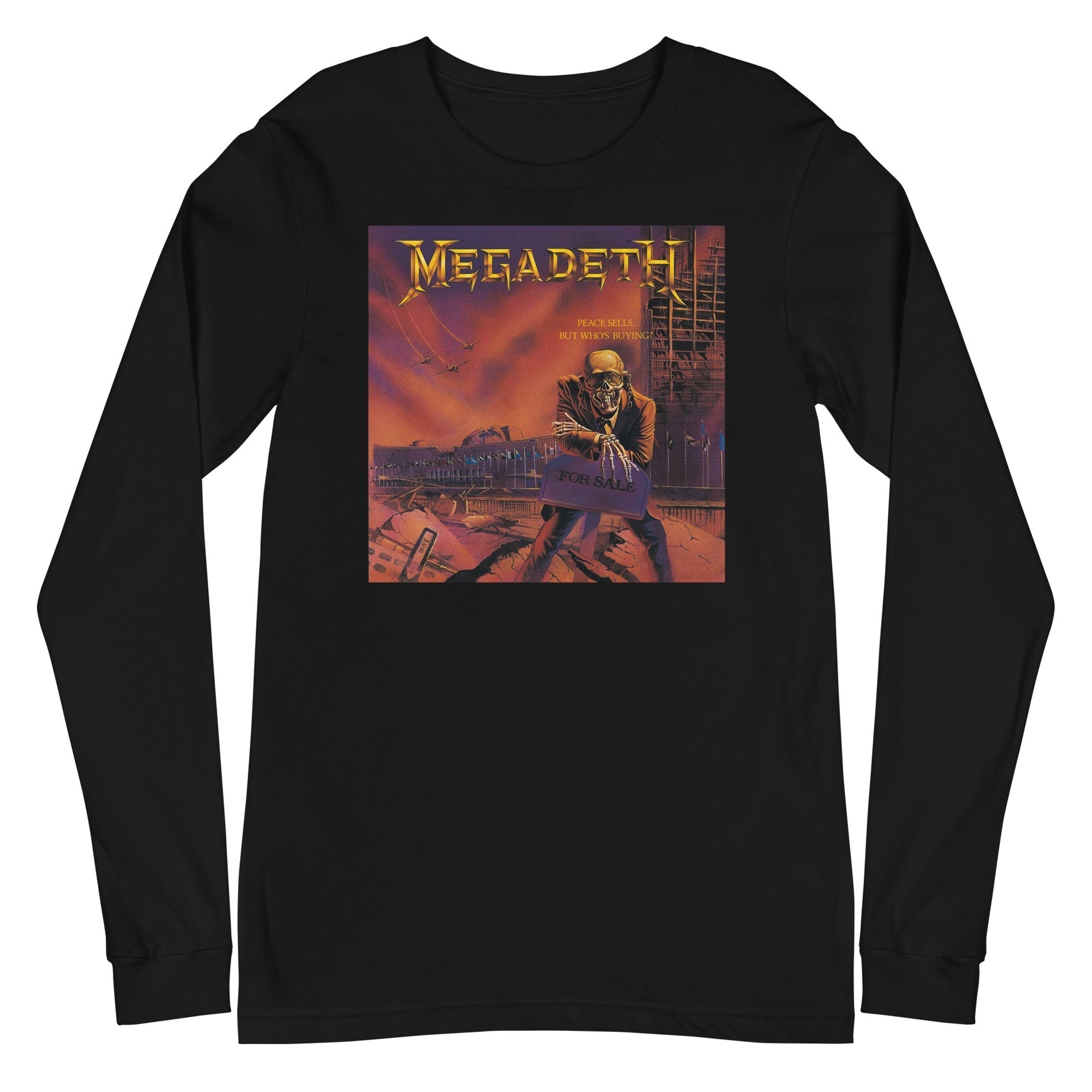 MerchMoment Megadeth - Peace Sells but Who's Buying? Long Sleeve T-Shirt Black