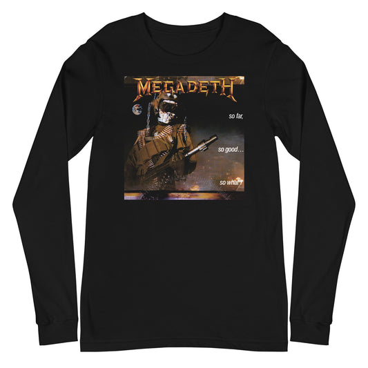 MerchMoment Megadeth - So Far, So Good, So What? Long Sleeve T-Shirt Black