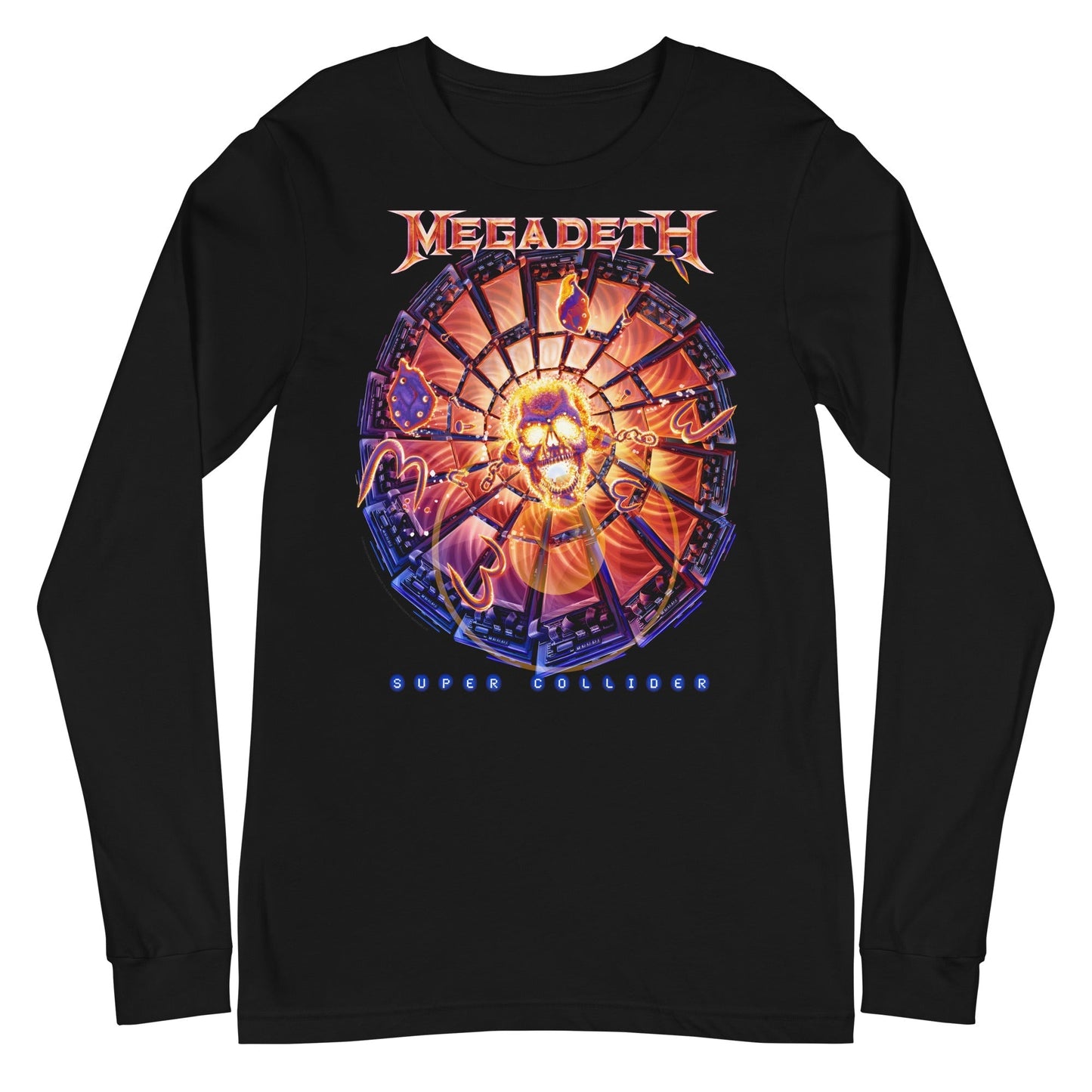 MerchMoment Megadeth - Super Collider Long Sleeve T-Shirt Black