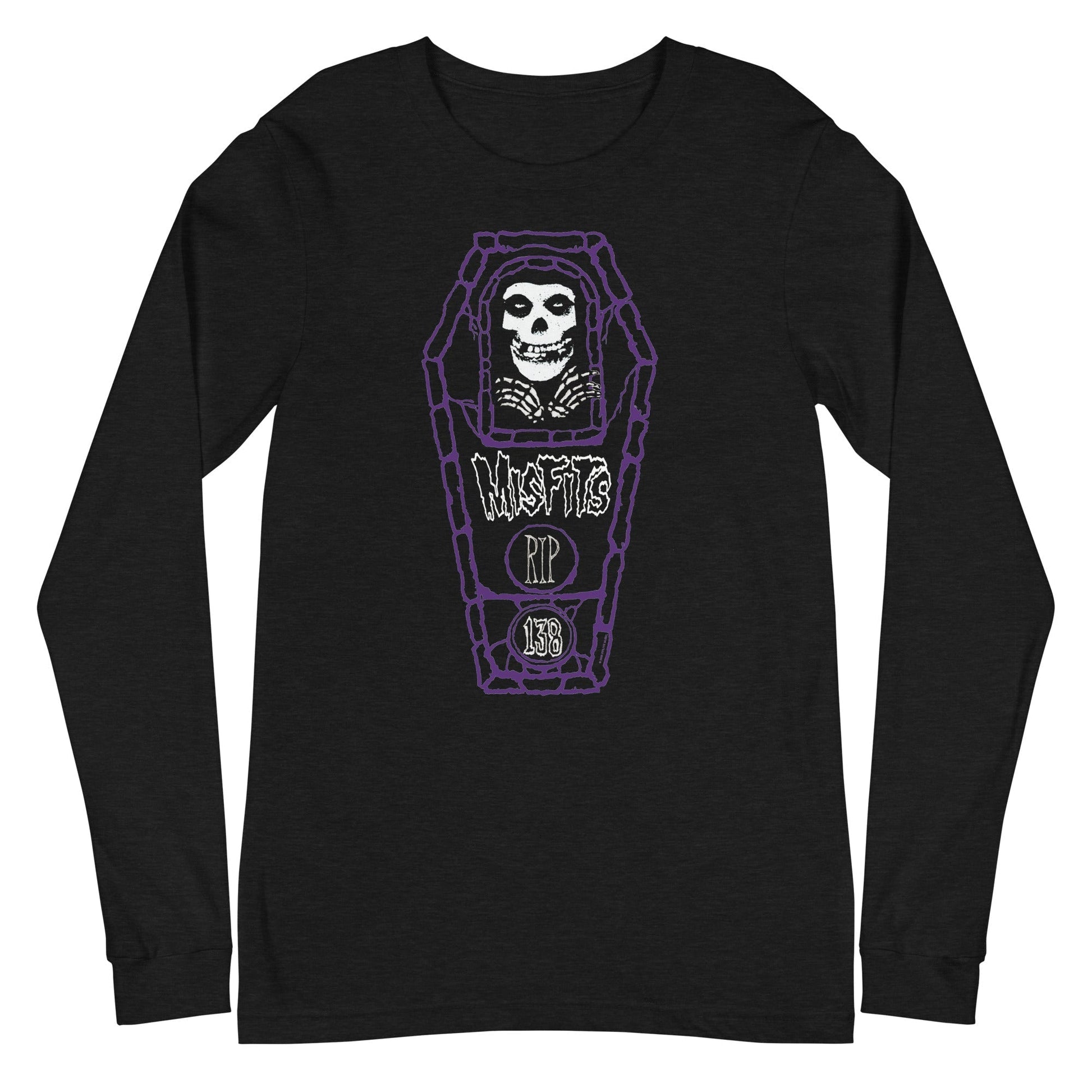 MerchMoment Misfits - Casket Long Sleeve T-Shirt Black