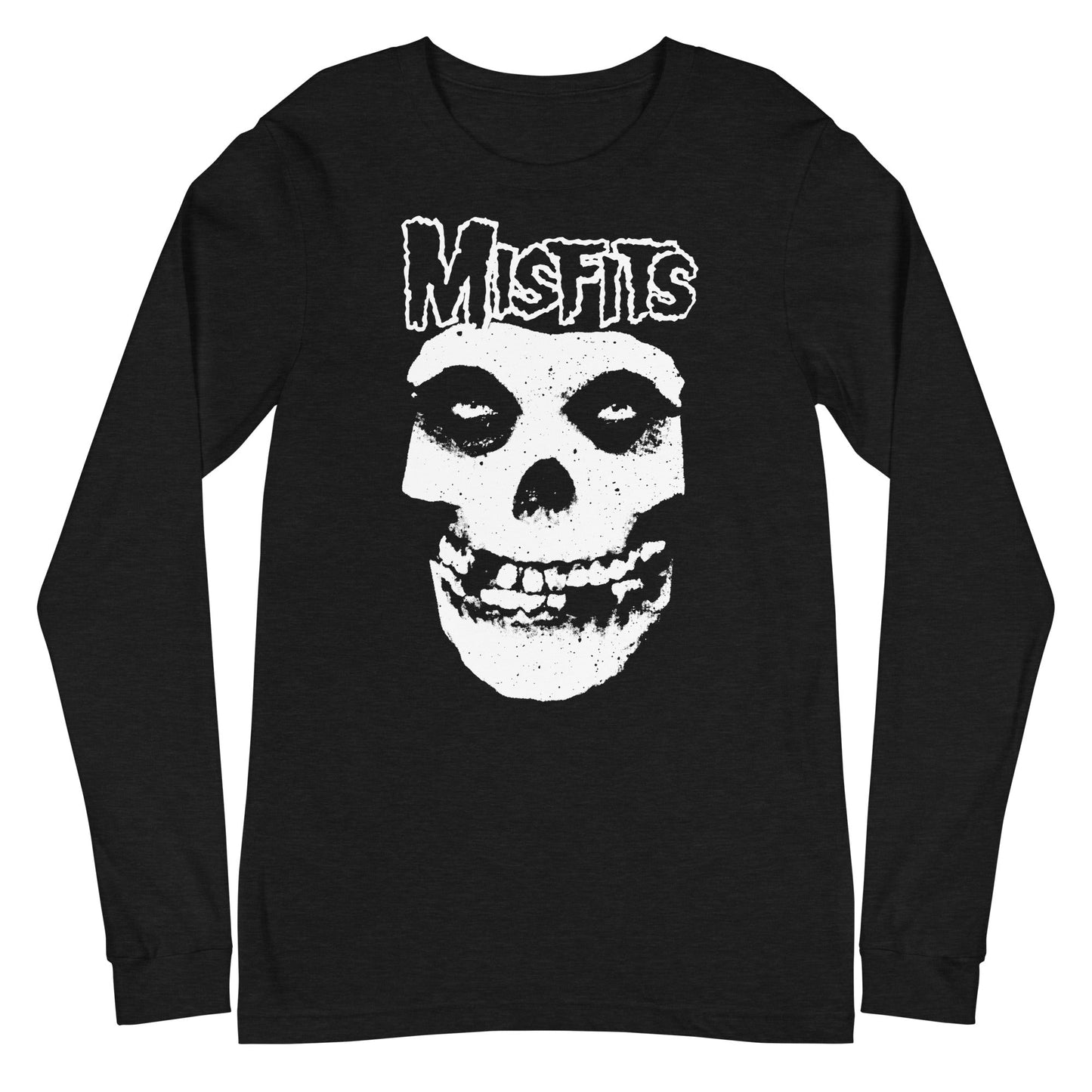 MerchMoment Misfits - Classic Skull Logo Long Sleeve T-Shirt Black