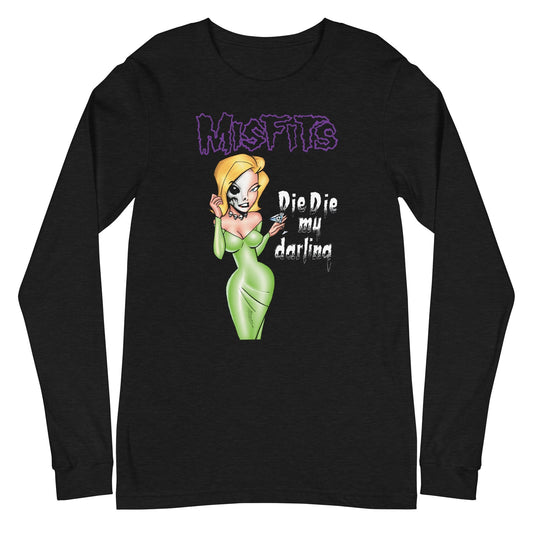MerchMoment Misfits - Die Die My Darling Long Sleeve T-Shirt Black
