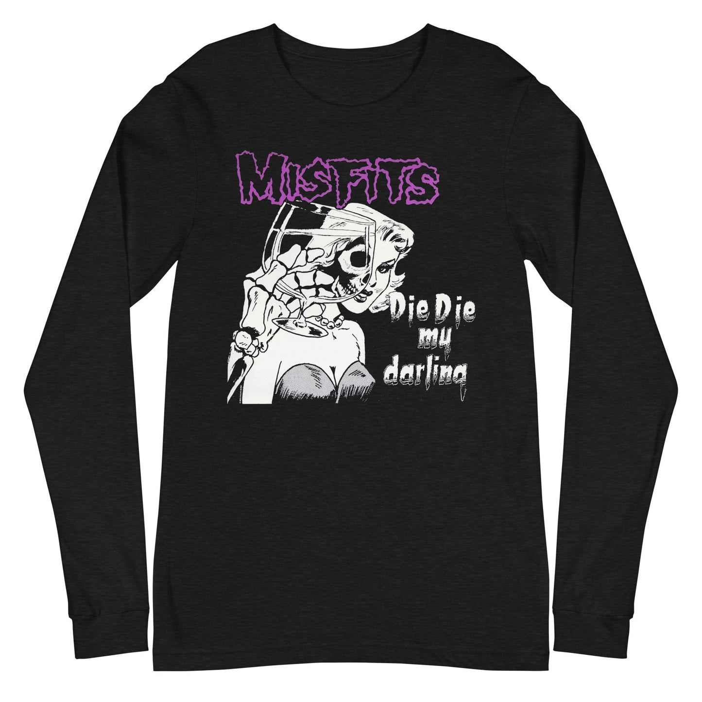 MerchMoment Misfits - Looking Glass Long Sleeve T-Shirt Black
