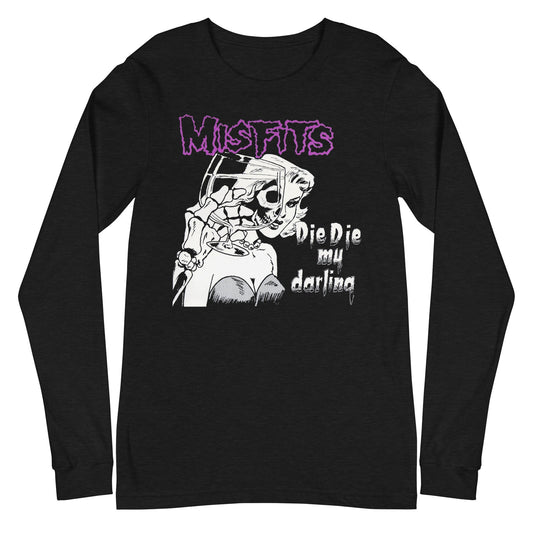 MerchMoment Misfits - Looking Glass Long Sleeve T-Shirt Black