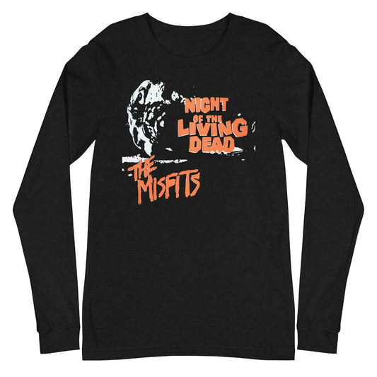 MerchMoment Misfits - Night of the Living Dead Long Sleeve T-Shirt Black