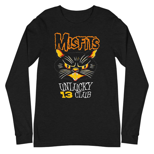 MerchMoment Misfits - Unlucky 13 Club Long Sleeve T-Shirt Black