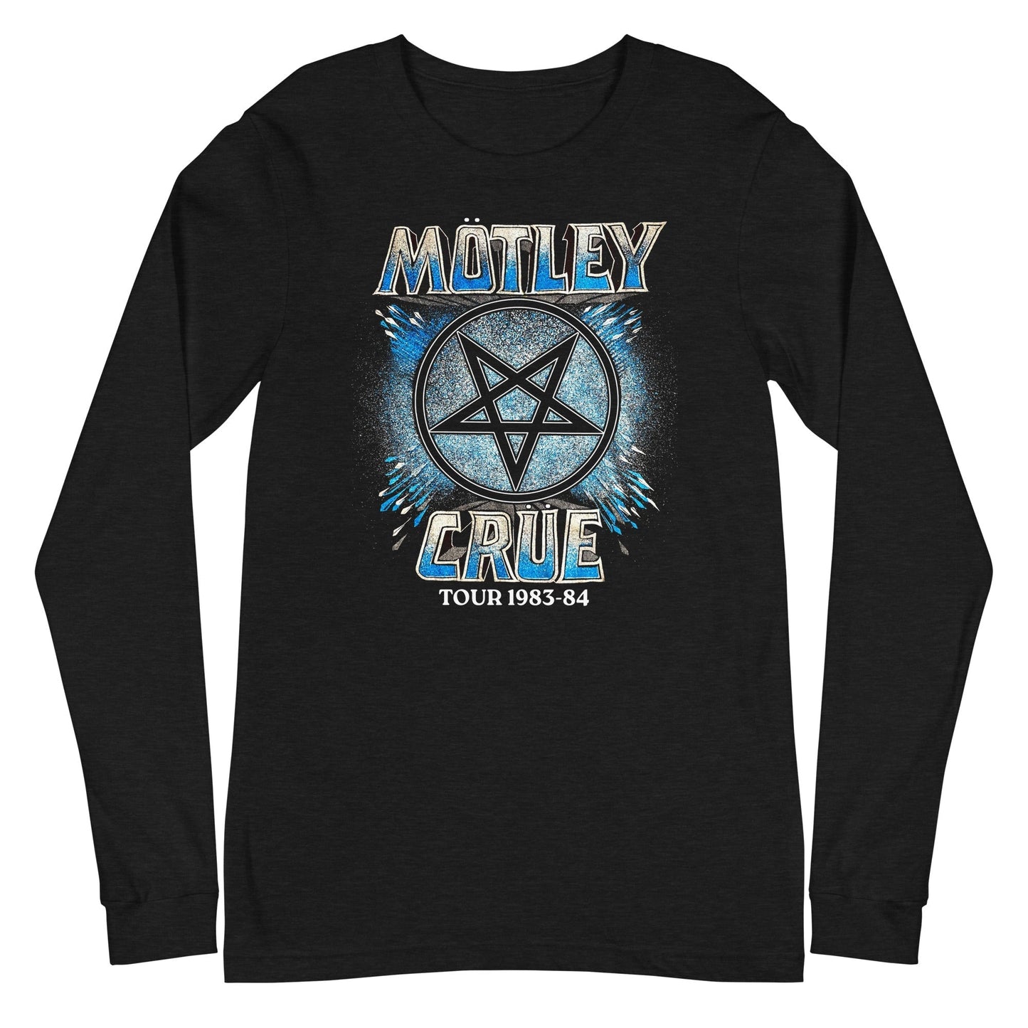 MerchMoment Motley Crue - 83-84 Tour Long Sleeve T-Shirt Black