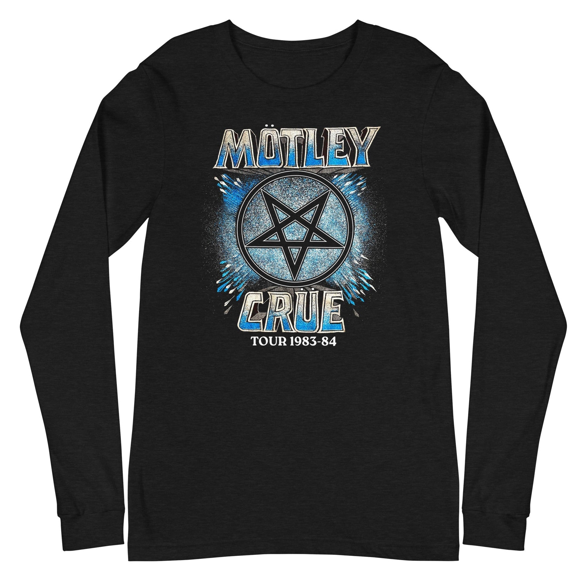 MerchMoment Motley Crue - 83-84 Tour Long Sleeve T-Shirt Black