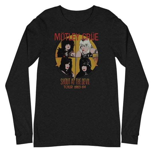 MerchMoment Motley Crue - Always on Tour Long Sleeve T-Shirt Black