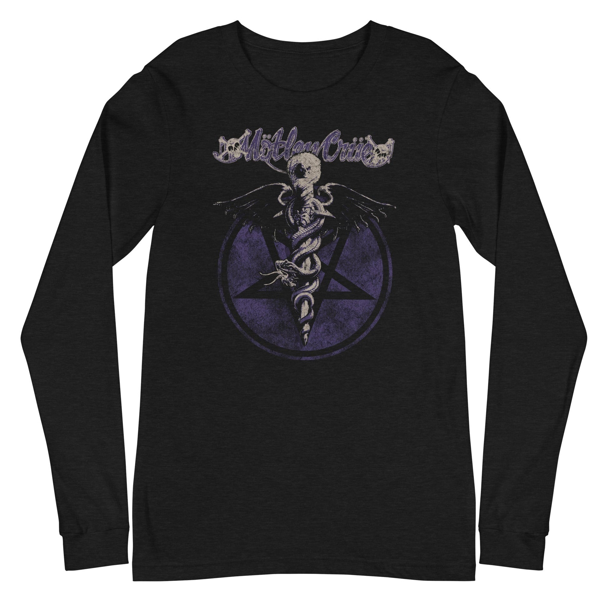 MerchMoment Motley Crue - Dark Doctor Long Sleeve T-Shirt Black