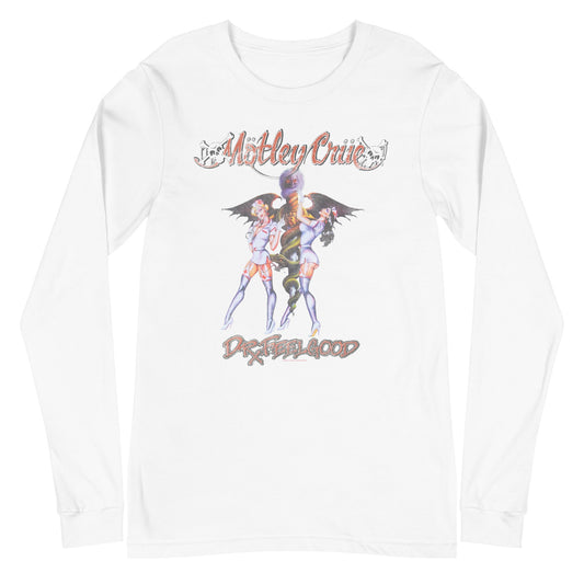 MerchMoment Motley Crue - Dr. Feelgood Long Sleeve T-Shirt White