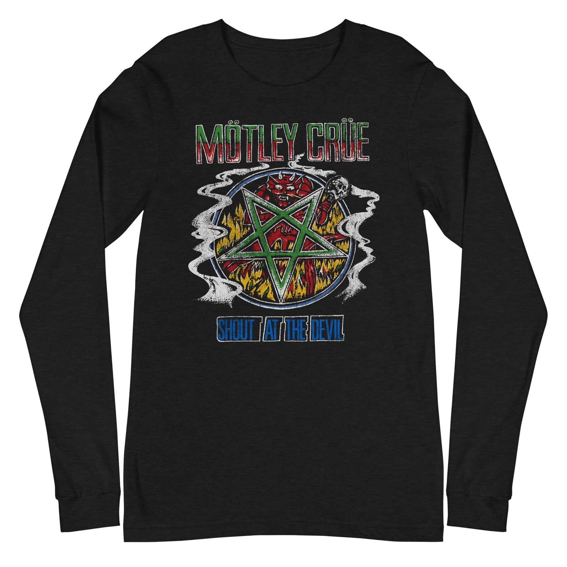 MerchMoment Motley Crue - Ganja Shout Long Sleeve T-Shirt Black