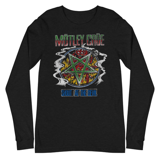 MerchMoment Motley Crue - Ganja Shout Long Sleeve T-Shirt Black