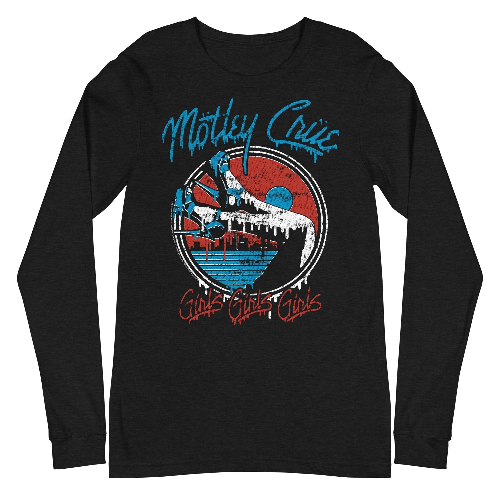 MerchMoment Motley Crue - Girls Drip Long Sleeve T-Shirt Black