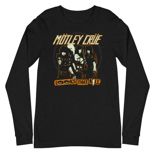 MerchMoment Motley Crue - Looks That Kill Long Sleeve T-Shirt Black